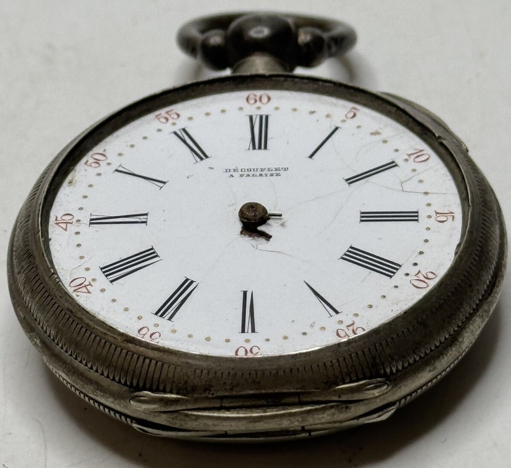 Decouflet A Falaise pocket watch Silver