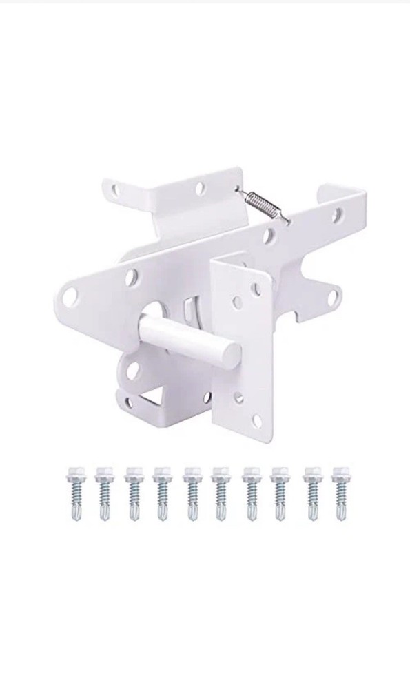Bordersmover Heavy Duty Gate Latch, Post Mount Automatic Self-closing