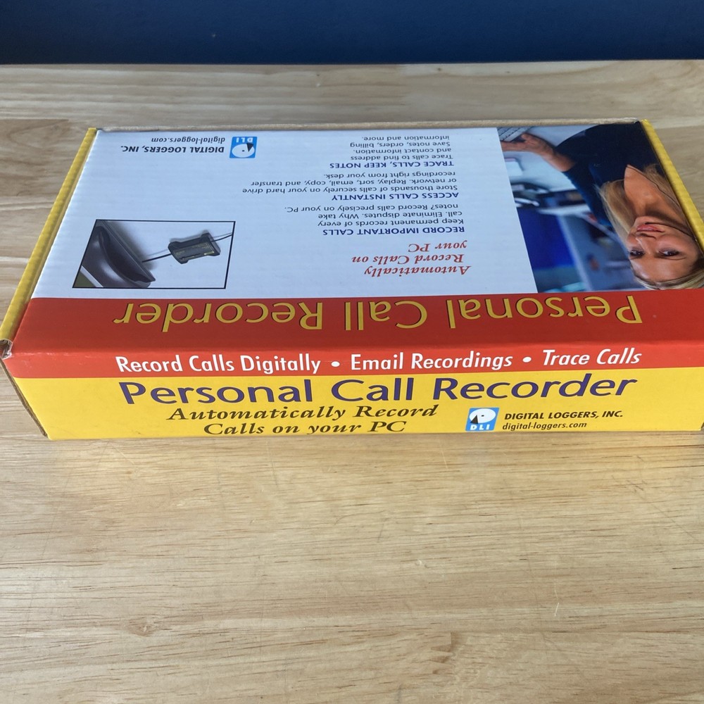 DLI Digital Loggers Personal Call Recorder for PC NOS