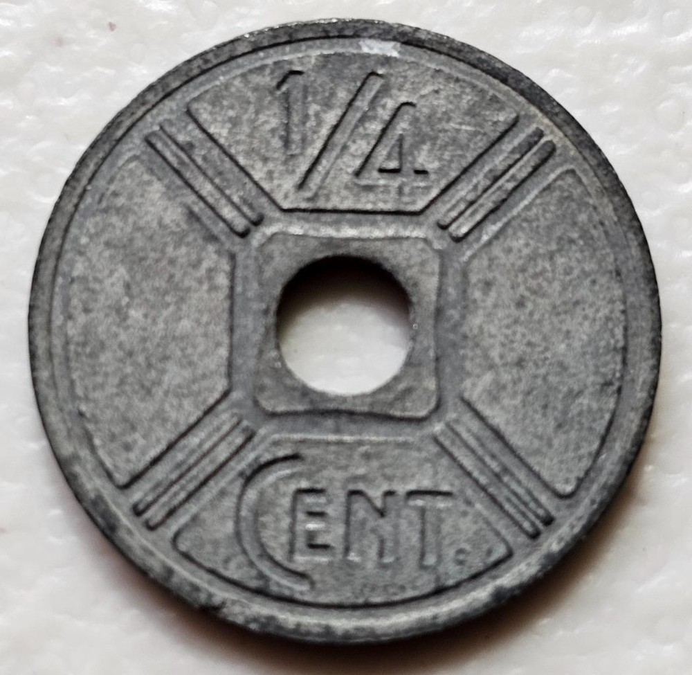Indochina 1/4 Cent 1942