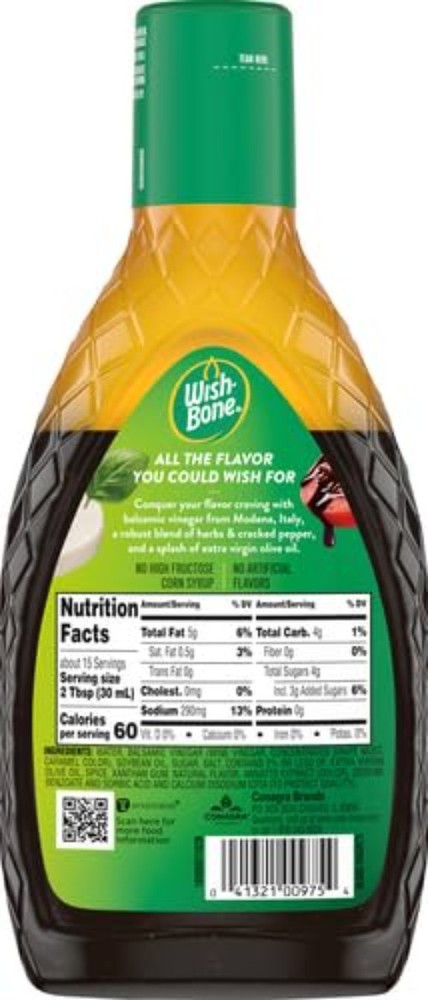 Balsamic Vinaigrette Dressing, 15 FL OZ