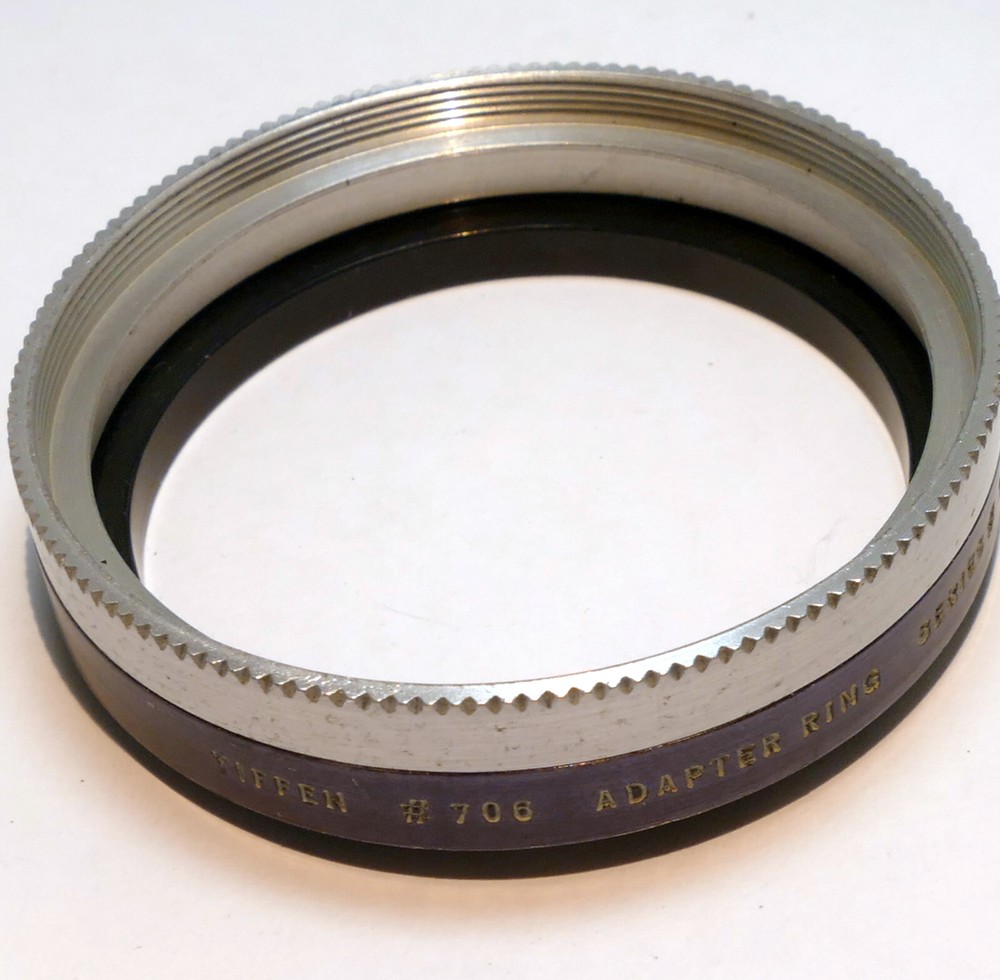 Tiffen # 706 Series 7 VII Adapter with Retaining ring for 49mm threads