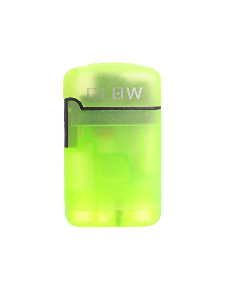 4 Pack Glow in the Dark Single Flame Butane Refillable Torch Lighter
