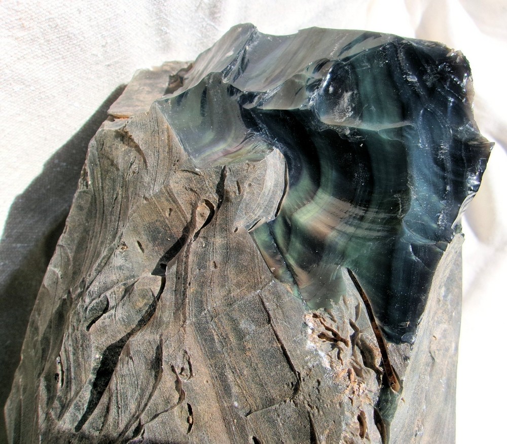Rainbow Obsidian Lapidary Rough for Cabbing 39.15 Lbs. Mexico