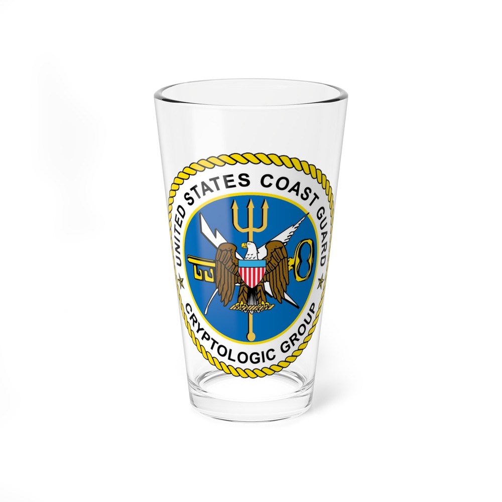 USCG Cryptologic Group (U.S. Coast Guard) Pint Glass 16oz