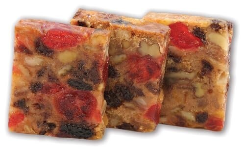 Claxton Fruit Cake, 3 Pack, Regular Recipe, 1 lb, Fresh