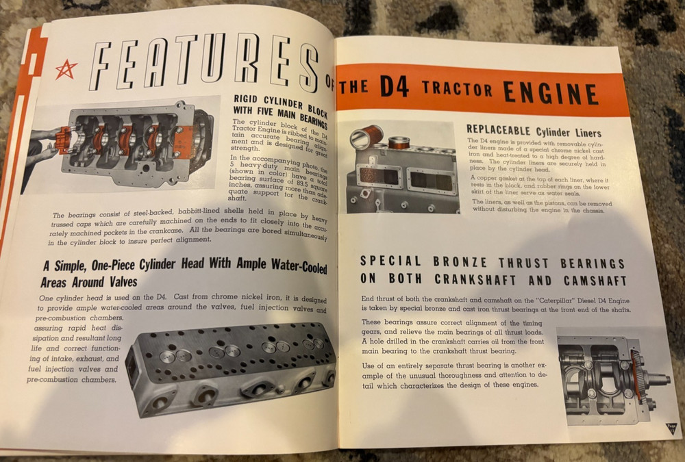Caterpillar CAT Diesel D4 Crawler Tractor Brochure AMIL26