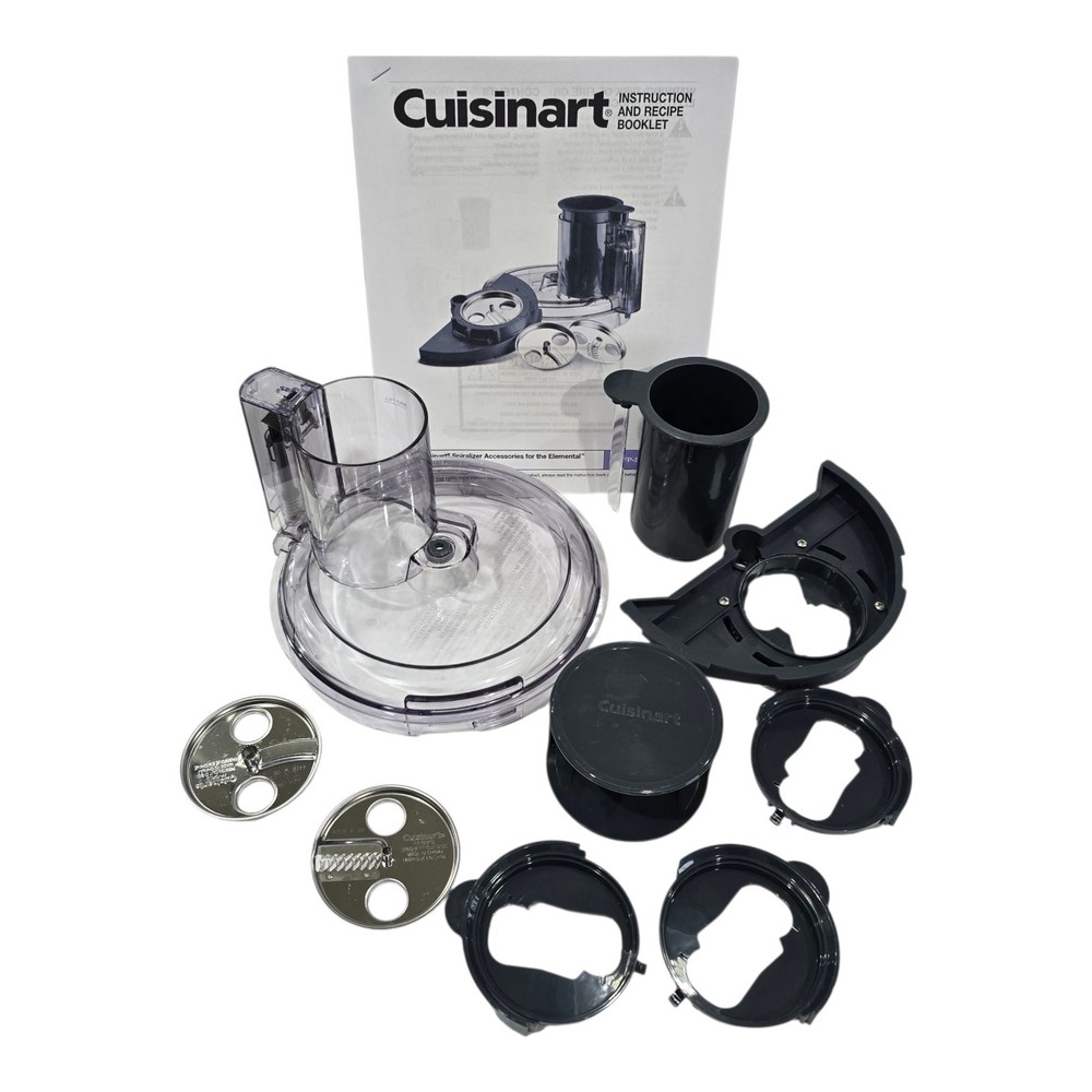 CUISINART FP-SP Food Processor SPIRALIZER Accessories Set MISSING ONE BLADE/DISC