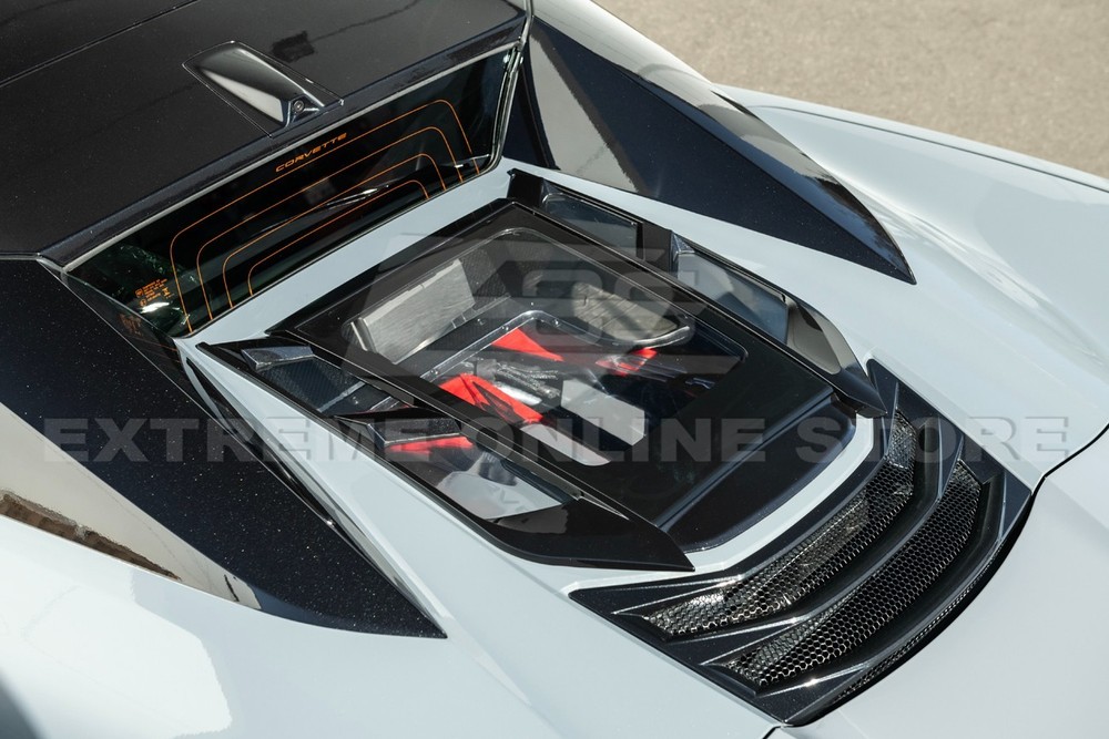 For 20-Up Corvette C8 Convertible Rear Hatch Upper HTC Tonneau Window Inserts