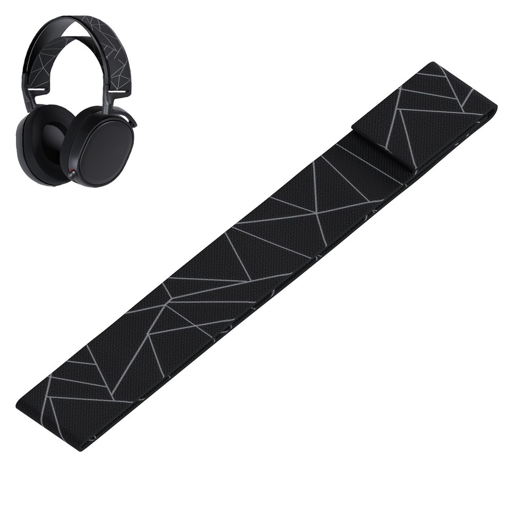 Replacement Headband for SteelSeries Arctis 7/9/Pro/Prime - Elastic Pad Black
