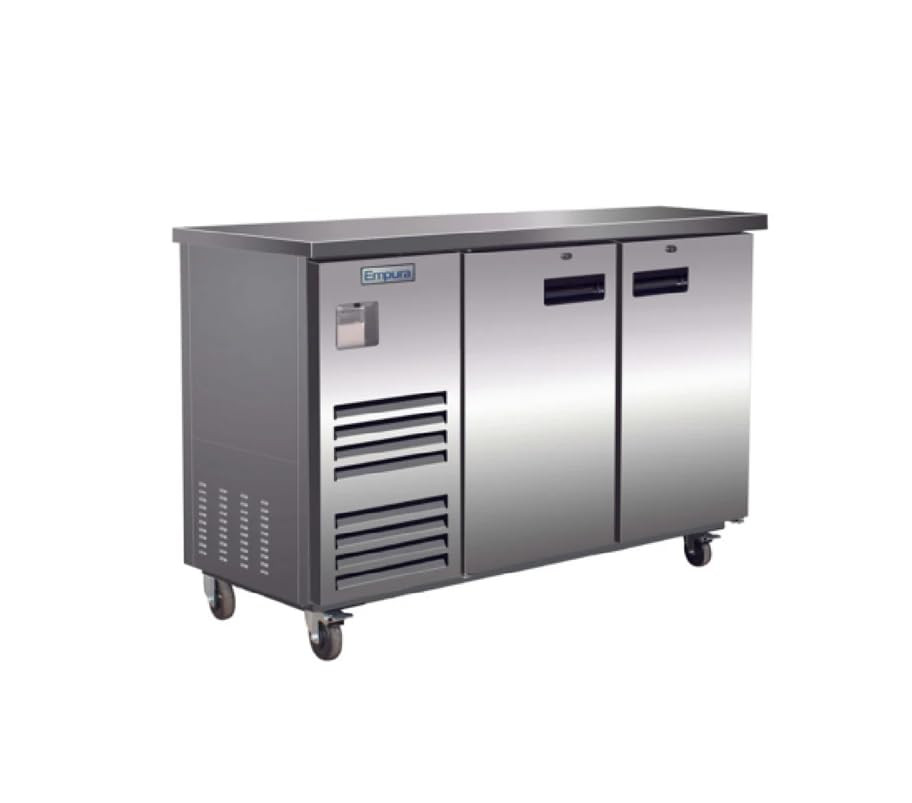 59" Back Bar Cooler Cabinet with Two-Swing Solid Doors Commercial Refrigerator