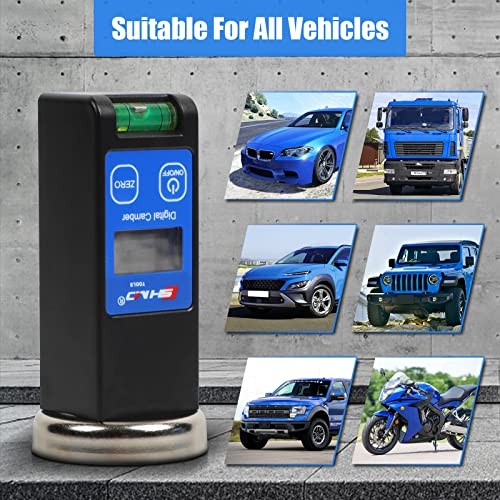 Wheel Alignment Tools Automotive -90° to +90°, Digital Camber Alignment with