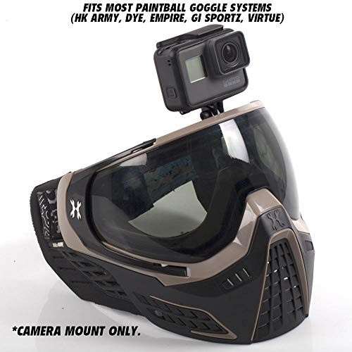 Paintball Goggle Mask Camera Mount Black