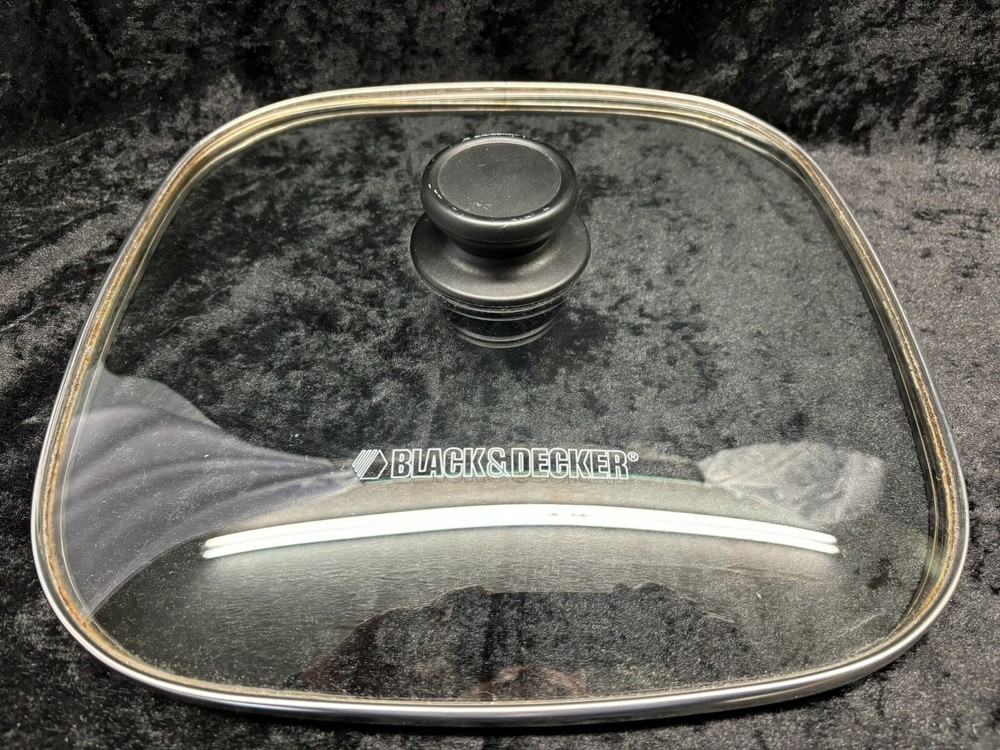 BLACK & DECKER 12" Square Glass Replacement Lid