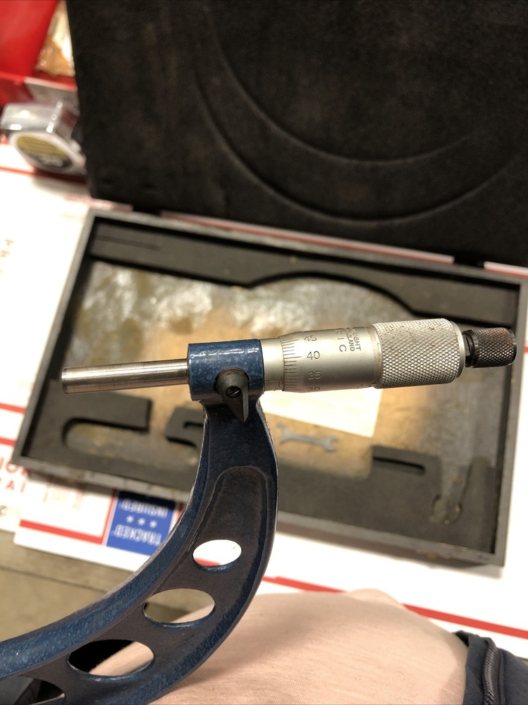 Moore & Wright 225-250mm Micrometer With Case Used