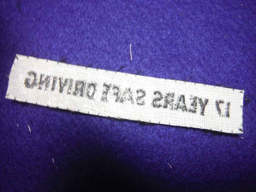 17 years safe driving rocker patch