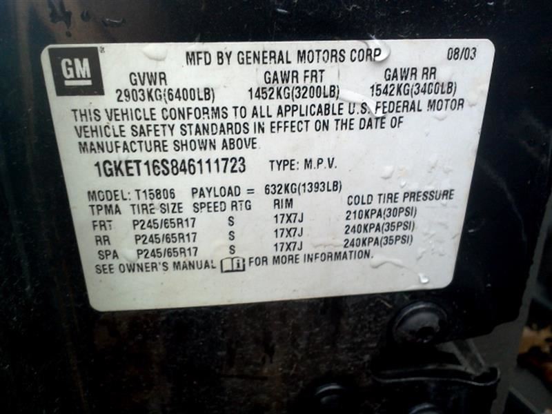 Engine ECM Electronic Control Module 4.2L Fits 03-05 Envoy 3234437