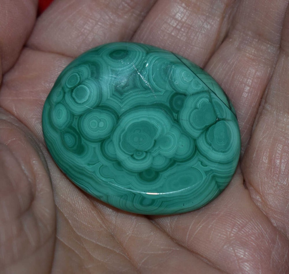 Malachite Worry Stone #11