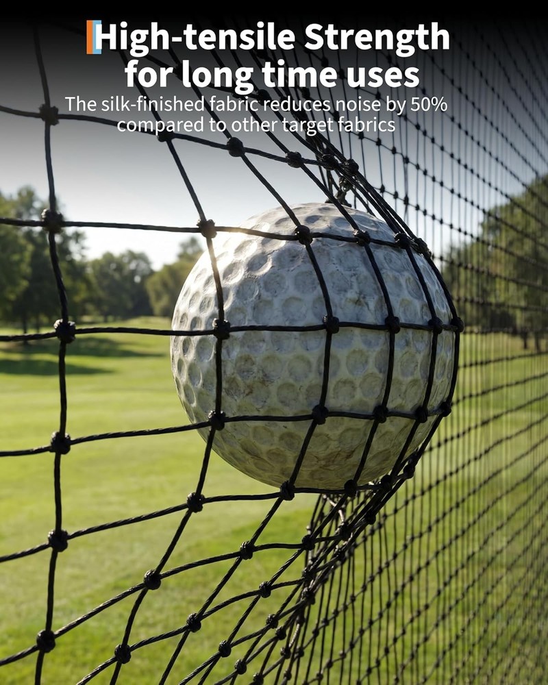 Golf Hitting Net Heavy Duty 10x7.5ft w/ Target