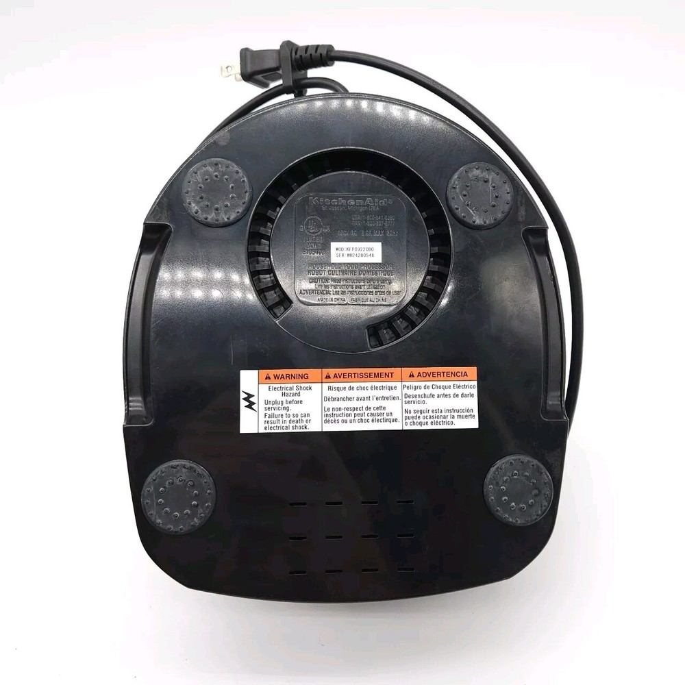 KitchenAid KFP0922 9 Cup Food Processor Replacement Motor Base Black (Tested)
