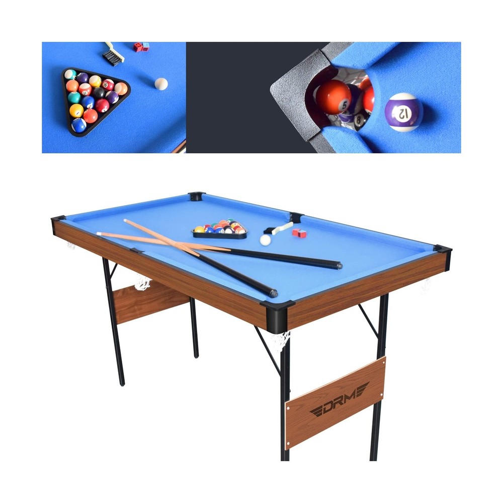 DRM 55Inch Multi Function 3 in 1 Combo Game Table, Folding Pool Table/Billiar...