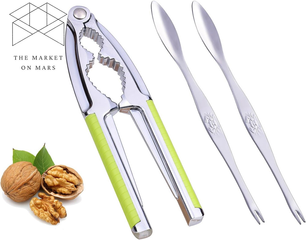 Nut Cracker, Nutcracker, Seafood Tools, Walnut Cracker for All Nuts 👍👌
