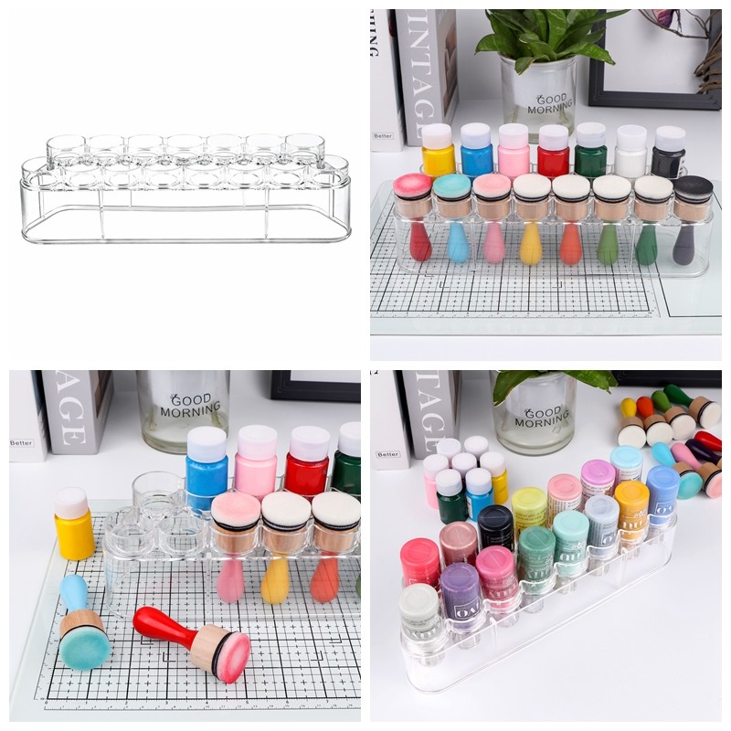Clear Storage Rack Storage Container Organizer for Bottles & Blending Tools
