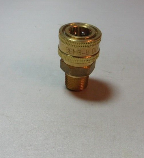 Dixon 3EM3-B,  MNPT, 3/8", Coupler 3/8", Brass, 01 Pc