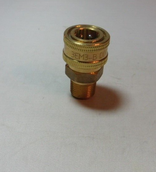 Dixon 3EM3-B, MNPT, 3/8", Coupler 3/8", Brass, 01 Pc