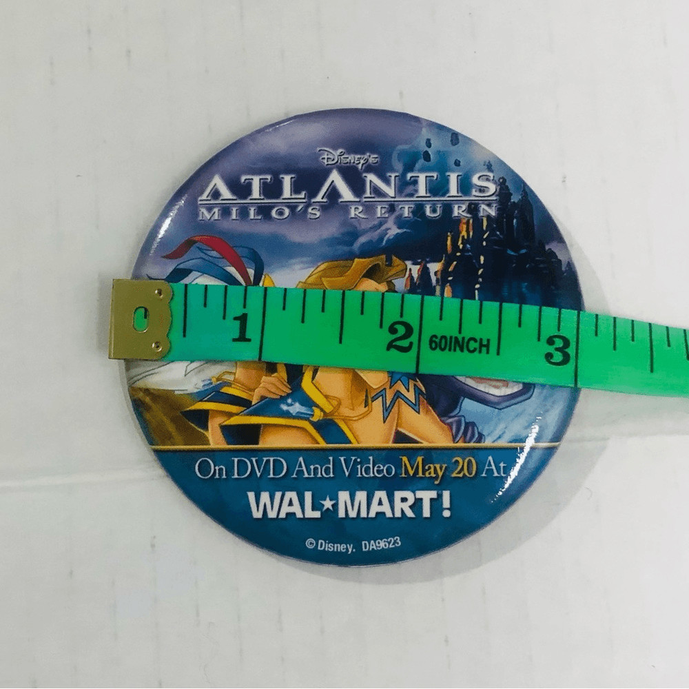 Atlantis Milo's Return Pin Button Movie Walmart