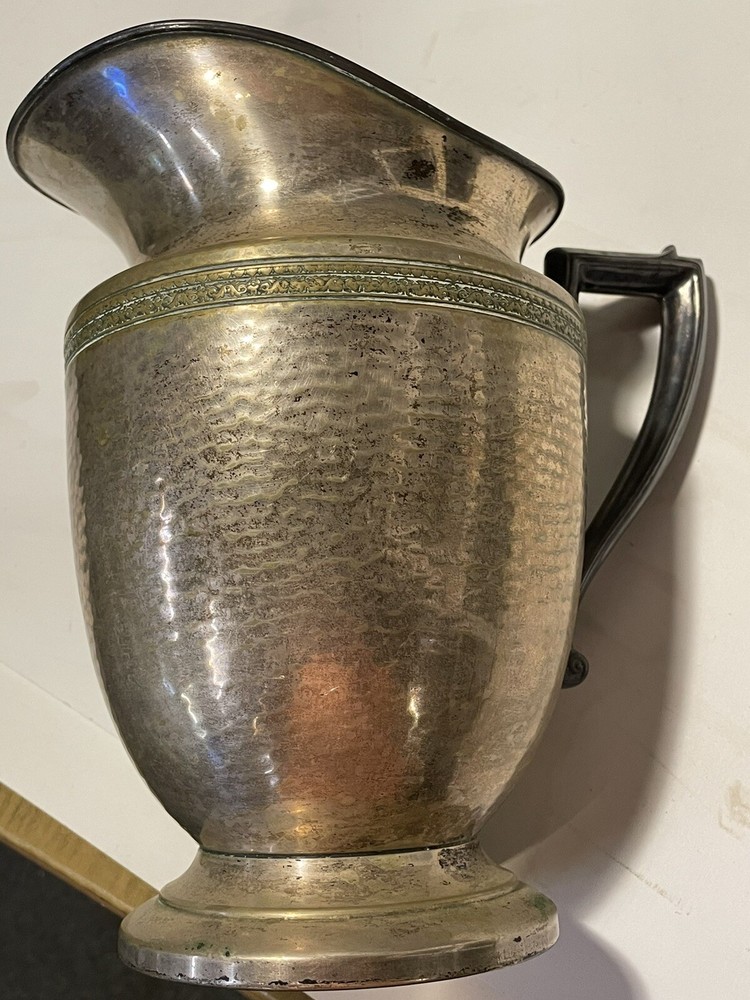 Vintage Silver PLATE Water Pitcher Silver Craft EPNS