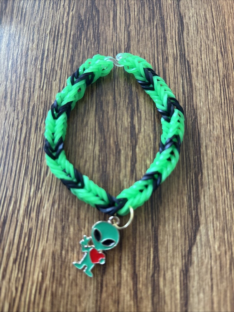 Loom Band Alien Bracelet