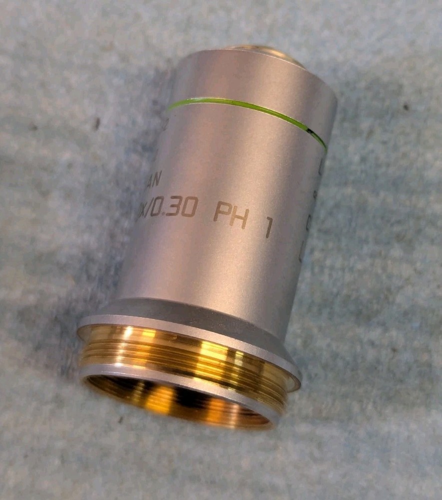 Leica C Plan L 20x/0.30 PH 1 Phase Contrast Microscope Objective 506152