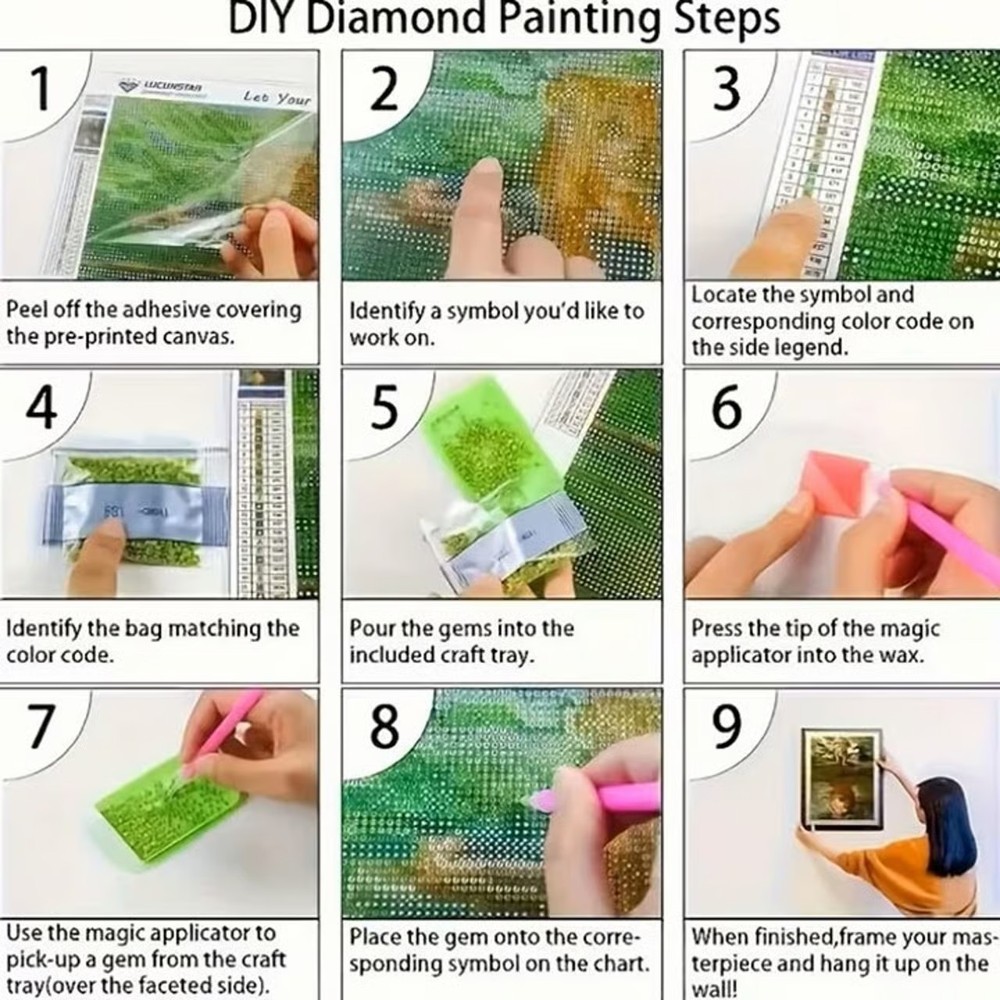 Fantasy Witch 5D Diamond Painting Kit #608