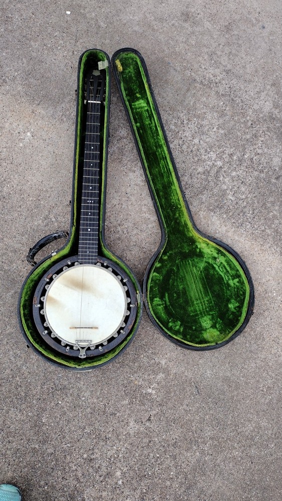 A. Weaver 5 String Banjo w/case! -LL
