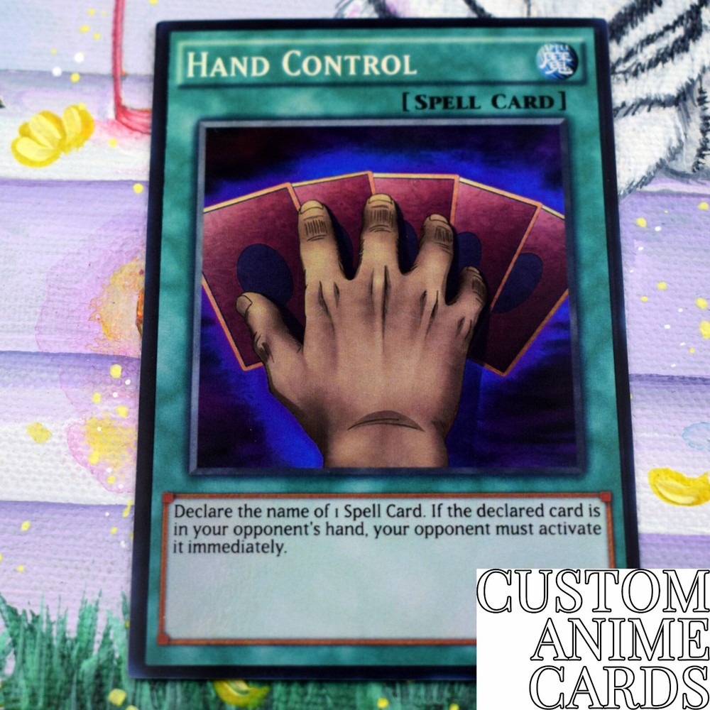 Hand Control DIY ANIME EFFECT -  HOLO card
