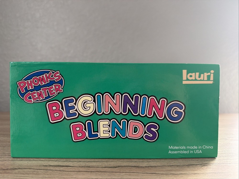 Lauri Phonics Center Beginning Blends Initial Letter Sounds 4+ Reading