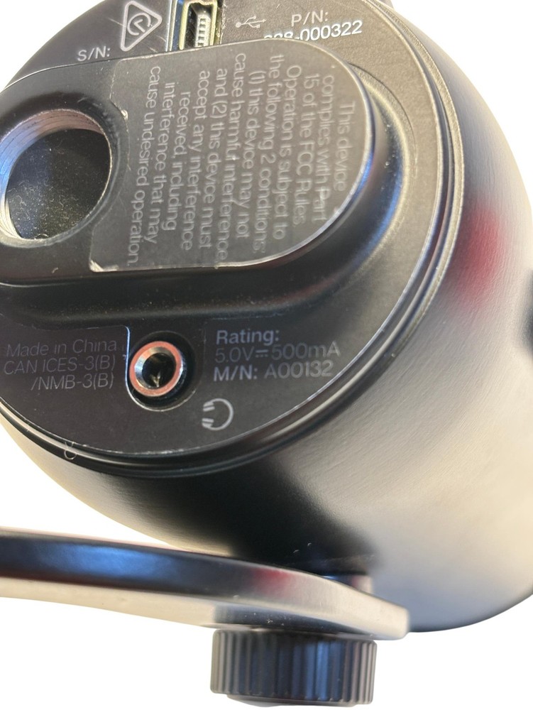 Blue Yeti USB Microphone Blackout Edition A00132