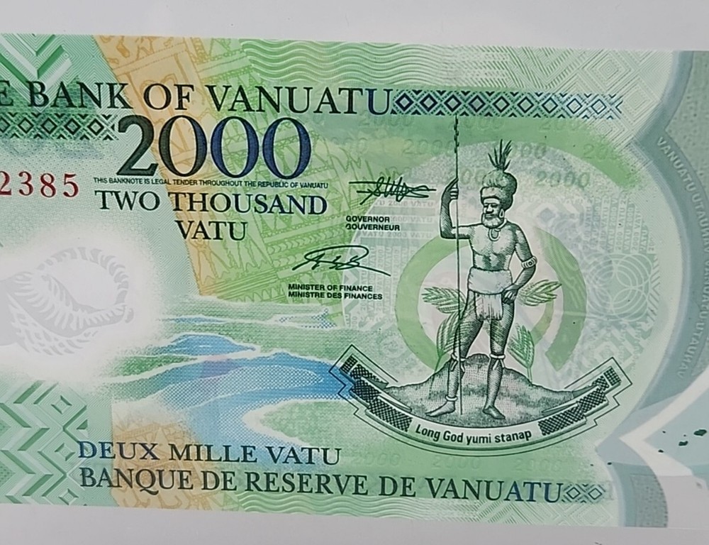 Vanuatu, 2000 Vatu, 2014, POLYMER, Birds