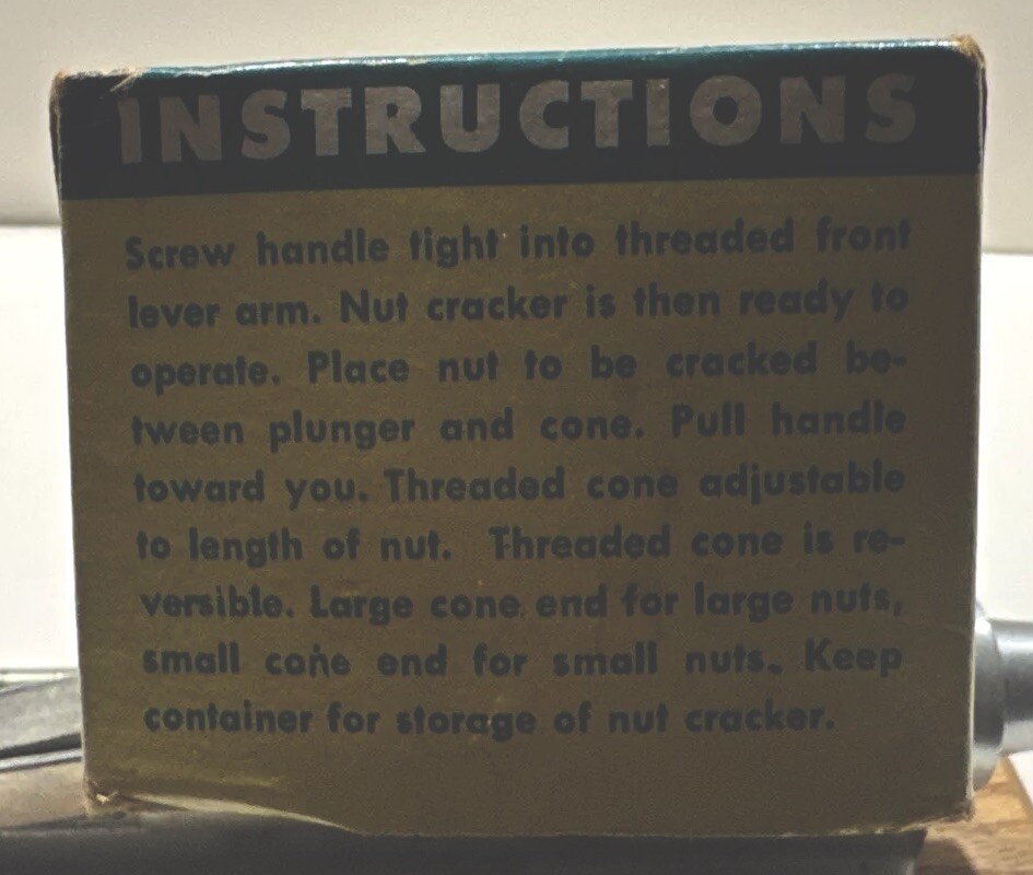 Vintage Reed Rocket Nut Cracker R-300