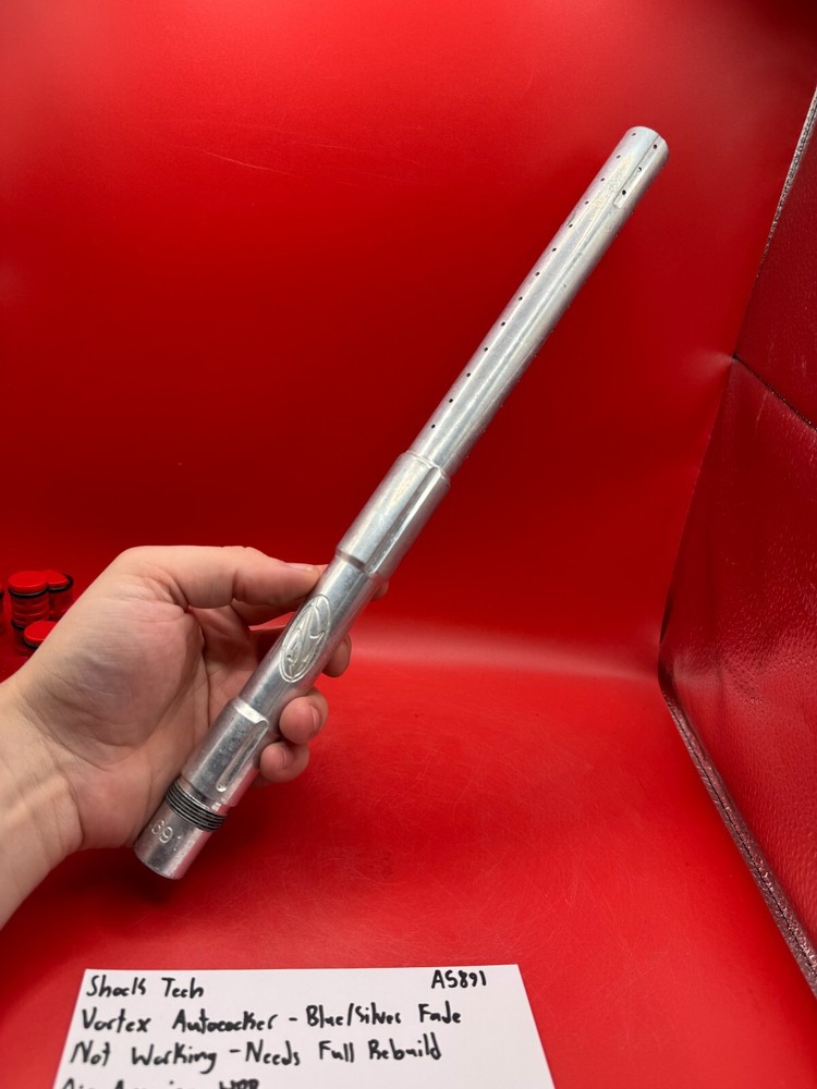 Shock Tech Vortex Autococker - Black/Silver Fade - Not Working