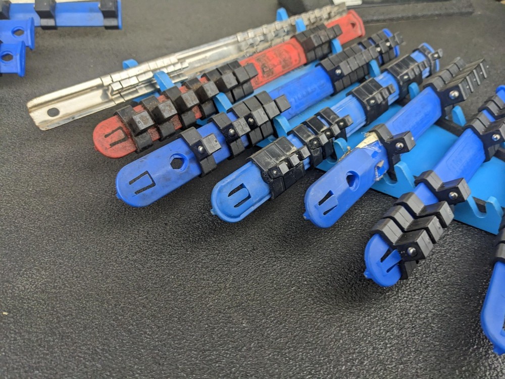 Matco Tools Plastic Socket Rail Organizers Lot