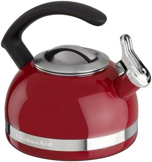 KitchenAid KTEN20CBER 2.0-Quart Kettle with C Handle and Trim Band - Empire Red