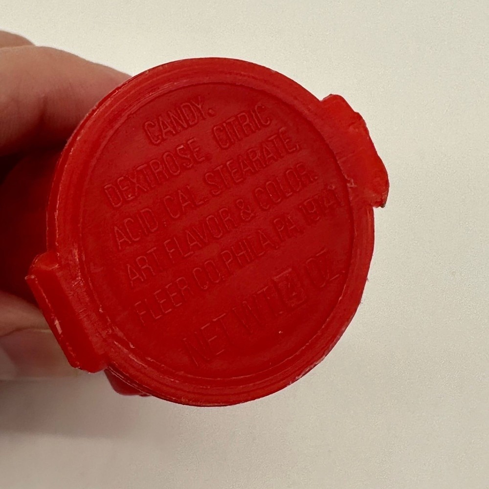 Vintage Miniature Candy Containers Fleer Fire Hydrant Post Box Plastic Dollhouse