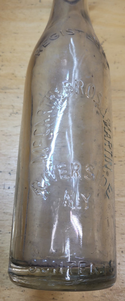 7 Vintage Bottles, 1 with Stopper