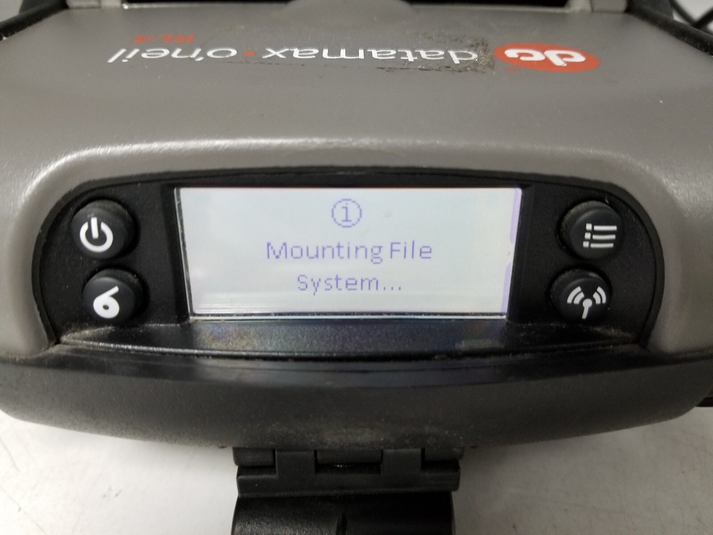 Datamax O'neil RL4 802 Thermal Barcode Printer Parts (Powers On, No Battery)