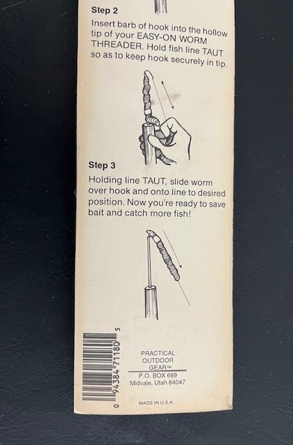 Vintage Easy-on Worm Threader Original Unopened Packaging