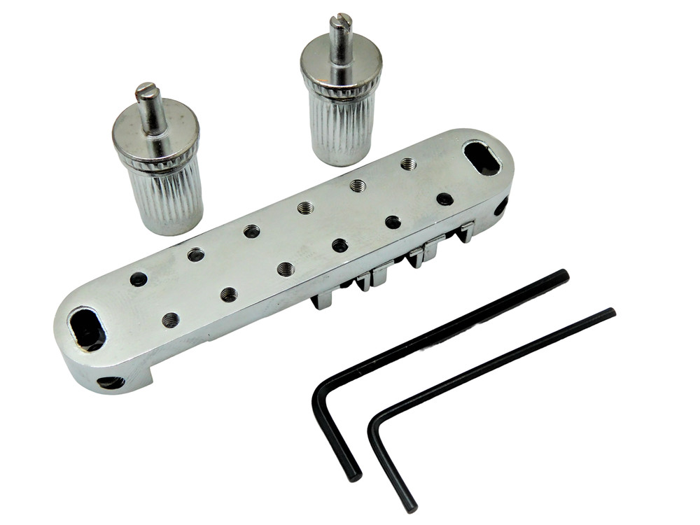 LOCKING ROLLER Bridge Epiphone Les Paul Guitar-Chrome Large Post