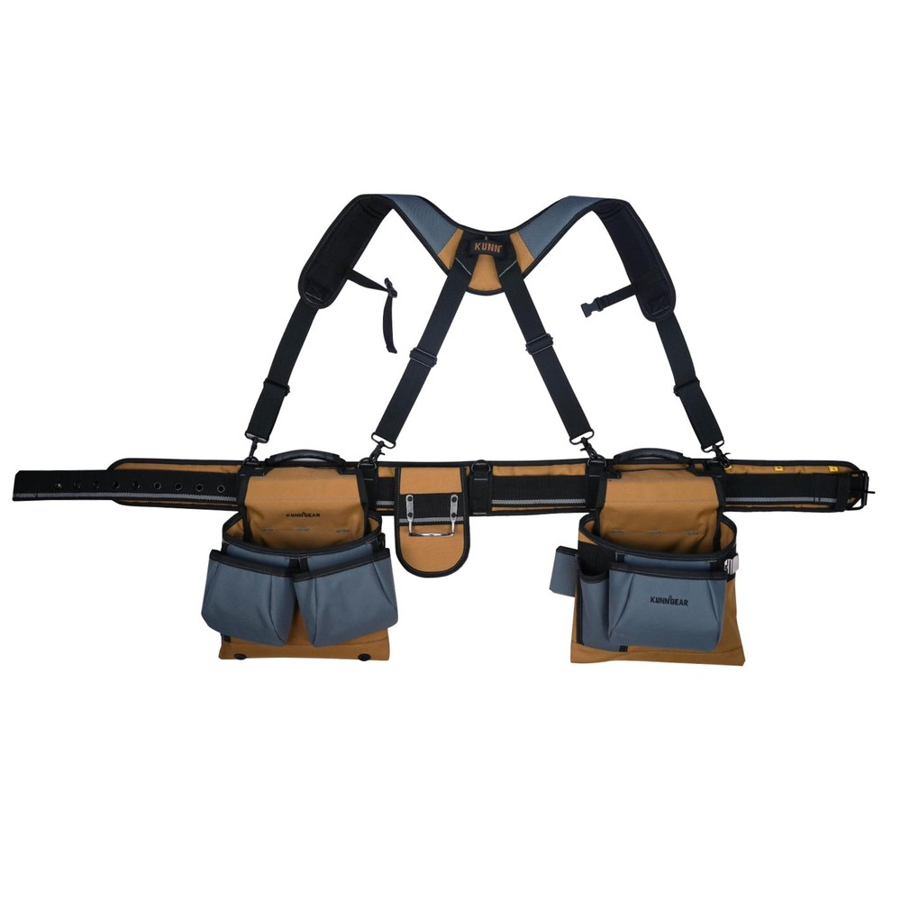 Carpenter Tool Belt with Suspenders Framer Suspension Tool Rig for Constructi...