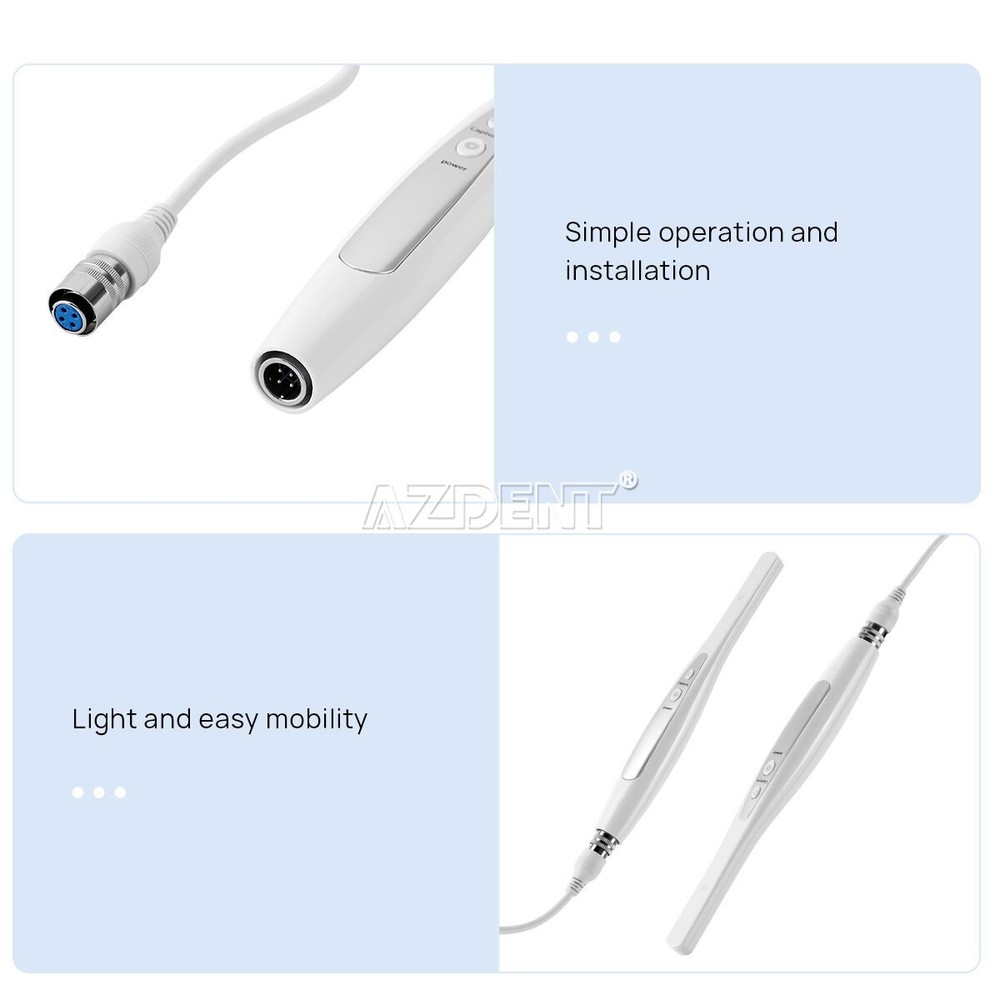 Dental Intraoal Camera 6 LED USB Free Software U Disk Maximum 4.0Mega Pixels